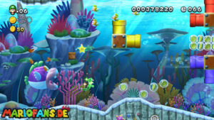 Acorn Plains — New Super Luigi U walkthrough screenshot