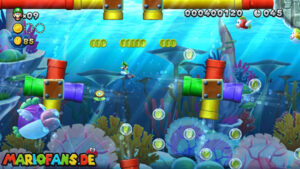 Acorn Plains — New Super Luigi U walkthrough screenshot