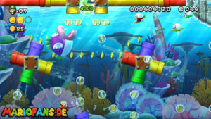 Acorn Plains — New Super Luigi U walkthrough screenshot