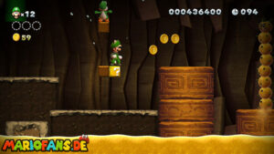 Layer-Cake Desert — New Super Luigi U walkthrough screenshot