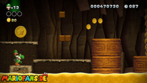 Layer-Cake Desert — New Super Luigi U walkthrough screenshot