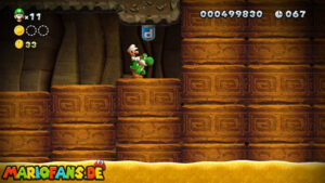 Layer-Cake Desert — New Super Luigi U walkthrough screenshot