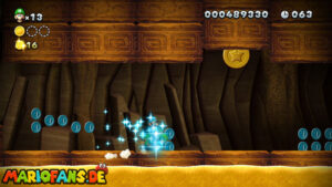 Layer-Cake Desert — New Super Luigi U walkthrough screenshot