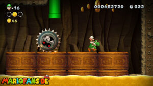 Layer-Cake Desert — New Super Luigi U walkthrough screenshot