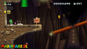 Layer-Cake Desert — New Super Luigi U walkthrough screenshot