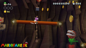 Layer-Cake Desert — New Super Luigi U walkthrough screenshot