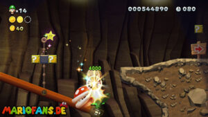 Layer-Cake Desert — New Super Luigi U walkthrough screenshot