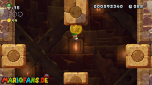 Layer-Cake Desert — New Super Luigi U walkthrough screenshot