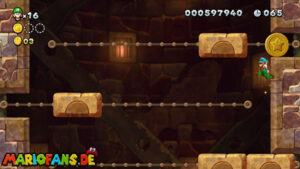Layer-Cake Desert — New Super Luigi U walkthrough screenshot