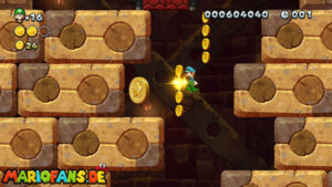 Layer-Cake Desert — New Super Luigi U walkthrough screenshot