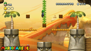 Layer-Cake Desert — New Super Luigi U walkthrough screenshot