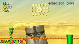 Layer-Cake Desert — New Super Luigi U walkthrough screenshot