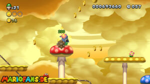Layer-Cake Desert — New Super Luigi U walkthrough screenshot