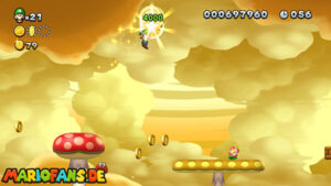 Layer-Cake Desert — New Super Luigi U walkthrough screenshot