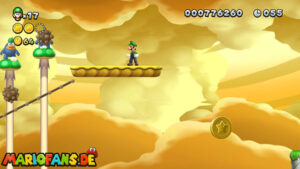 Layer-Cake Desert — New Super Luigi U walkthrough screenshot