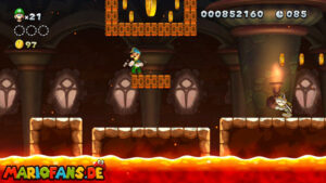 Layer-Cake Desert — New Super Luigi U walkthrough screenshot