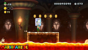 Layer-Cake Desert — New Super Luigi U walkthrough screenshot