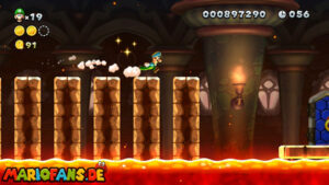 Layer-Cake Desert — New Super Luigi U walkthrough screenshot