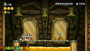 Layer-Cake Desert — New Super Luigi U walkthrough screenshot