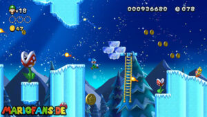 Layer-Cake Desert — New Super Luigi U walkthrough screenshot