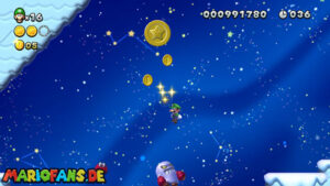 Frosted Glacier — New Super Luigi U walkthrough screenshot