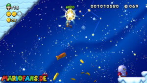 Frosted Glacier — New Super Luigi U walkthrough screenshot