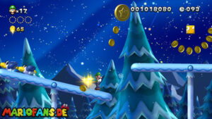 Frosted Glacier — New Super Luigi U walkthrough screenshot