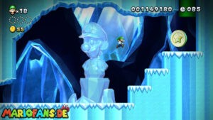 Frosted Glacier — New Super Luigi U walkthrough screenshot