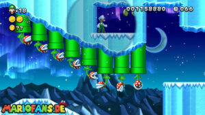 Frosted Glacier — New Super Luigi U walkthrough screenshot