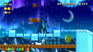 Frosted Glacier — New Super Luigi U walkthrough screenshot