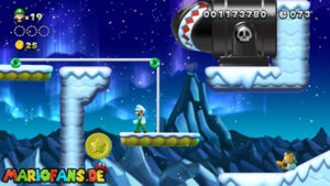 Frosted Glacier — New Super Luigi U walkthrough screenshot