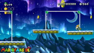 Frosted Glacier — New Super Luigi U walkthrough screenshot