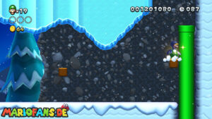 Frosted Glacier — New Super Luigi U walkthrough screenshot
