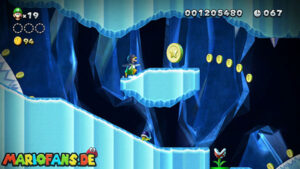 Frosted Glacier — New Super Luigi U walkthrough screenshot