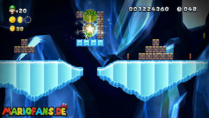 Frosted Glacier — New Super Luigi U walkthrough screenshot