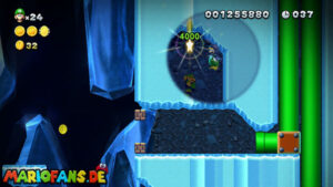 Frosted Glacier — New Super Luigi U walkthrough screenshot