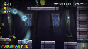 Frosted Glacier — New Super Luigi U walkthrough screenshot