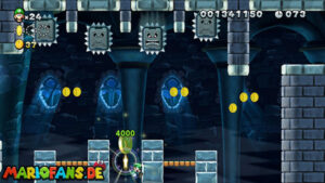 Frosted Glacier — New Super Luigi U walkthrough screenshot