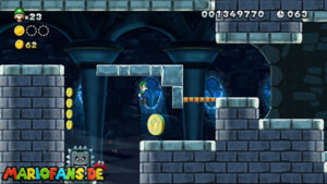 Frosted Glacier — New Super Luigi U walkthrough screenshot