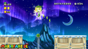 Frosted Glacier — New Super Luigi U walkthrough screenshot