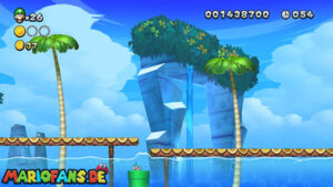 Sparkling Waters — New Super Luigi U walkthrough screenshot