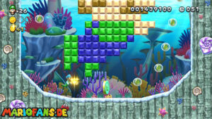 Sparkling Waters — New Super Luigi U walkthrough screenshot