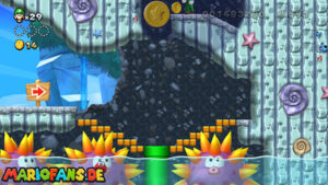 Sparkling Waters — New Super Luigi U walkthrough screenshot