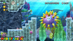 Sparkling Waters — New Super Luigi U walkthrough screenshot