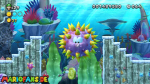 Sparkling Waters — New Super Luigi U walkthrough screenshot