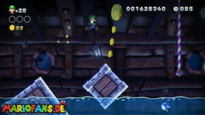 Sparkling Waters — New Super Luigi U walkthrough screenshot