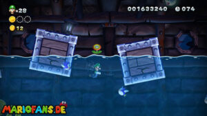 Sparkling Waters — New Super Luigi U walkthrough screenshot