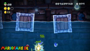 Sparkling Waters — New Super Luigi U walkthrough screenshot