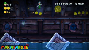 Sparkling Waters — New Super Luigi U walkthrough screenshot