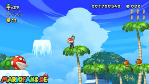 Sparkling Waters — New Super Luigi U walkthrough screenshot